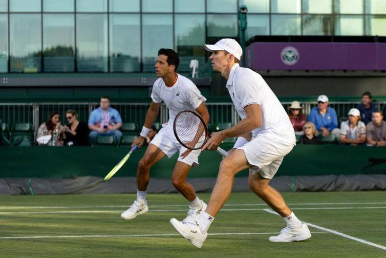 Torneio de Wimbledon 2023, Marcelo Melo e John Peers vencem na estreia em 06/07