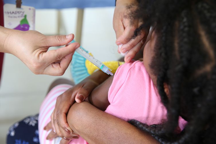 Brasília (DF) Vacinação contra a gripe para crianças a partir de seis meses até 11 anos de idade.