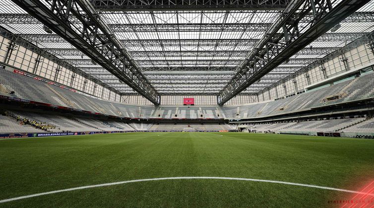 Ligga Arena, Athletico-PR, grama sintética, gramado  - estádio 