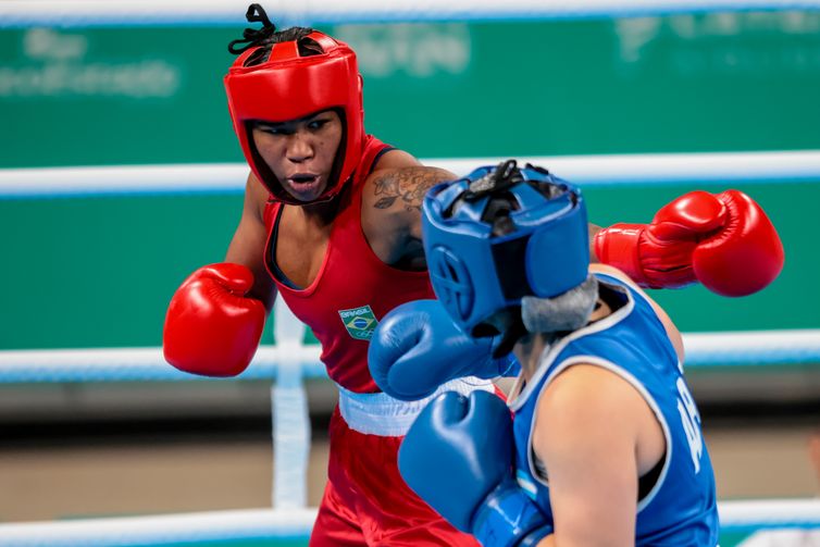 20.10.2023 - Jogos Pan-americanos Santiago 2023 - Eliminatórias Boxe 75kg - Viviane Pereira - Foto de Miriam Jeske/COB @miriamjeske_